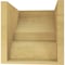Ekena Millwork 10"W x 10"D x 10"H Wide Ridgewood Rough Cedar Woodgrain TimberThane Corbel, Primed Tan CORUR10X10X10RIDRCPR - alternate 4